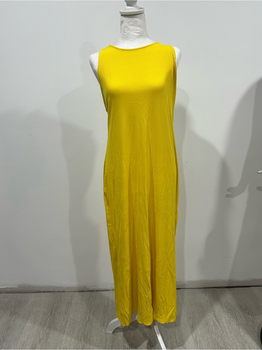 Yellow Sleeveless Maxi Dress